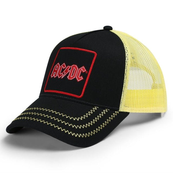 Ac/Dc Trucker Cap Black - punk to funk heaven