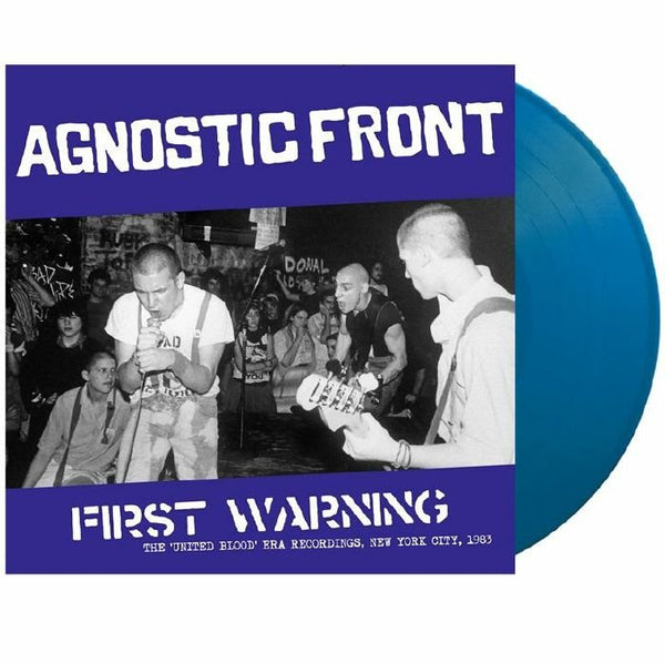 AGNOSTIC FRONT First Warning: The United Blood Era Recordings New York City 1983 Radiation Reissues Italy Format: blue vinyl LP - punk to funk heaven