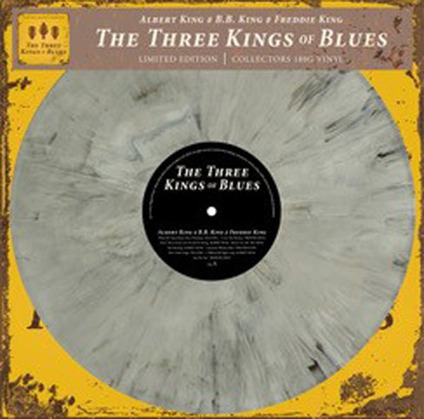 ALBERT KING, BB KING, FREDDIE KING THE THREE KINGS OF BLUES (LTS MARBLED VINYL) VINYL LP - punk to funk heaven