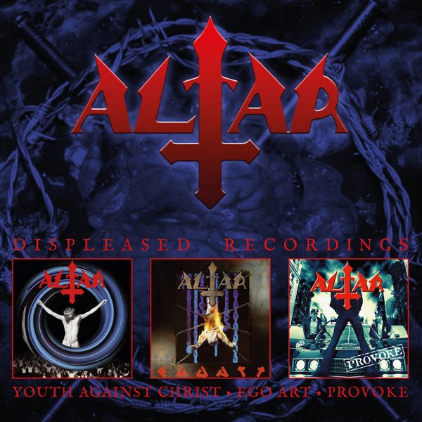 ALTAR DISPLEASED RECORDINGS (3CD) COMPACT DISC BOX SET - punk to funk heaven