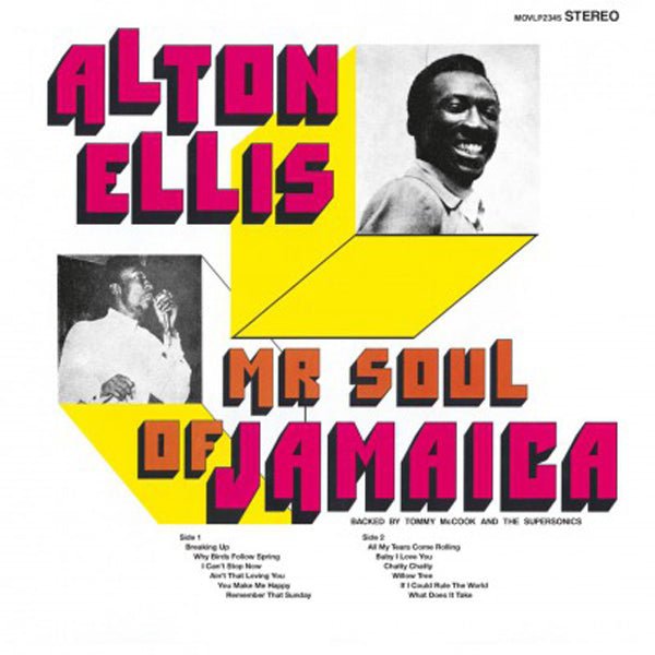 ALTON ELLIS MR SOUL OF JAMAICA (MAGENTA COLOURED VINYL) NUMBERED VINYL LP - punk to funk heaven