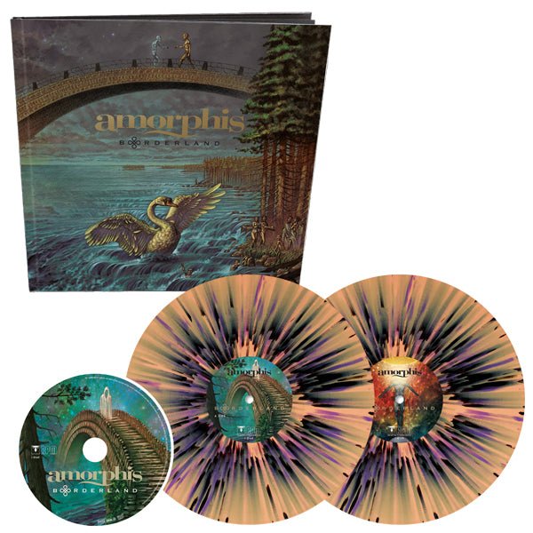 AMORPHIS BORDERLAND (EARBOOK - "DANCING SHADOW" SPLATTER 2LP + DIGI - CD INCL. 2 BONUS TRACKS) Vinyl LP Box Set - punk to funk heaven