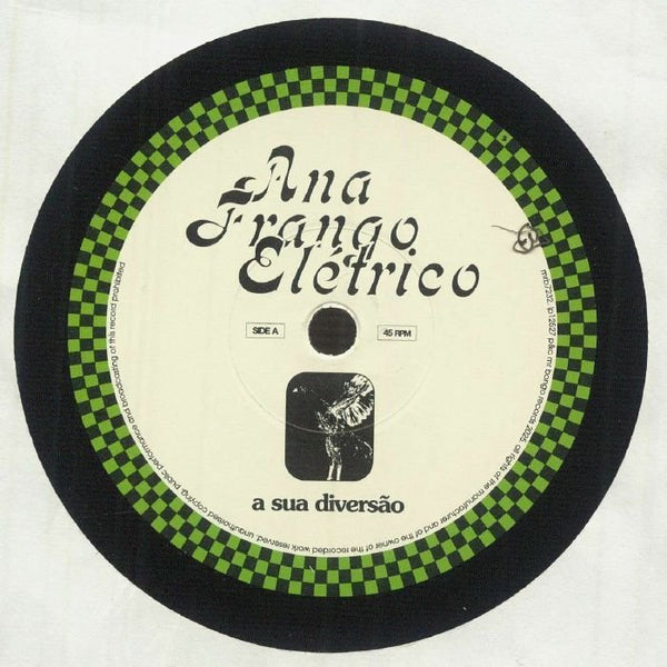ANA FRANGO ELETRICO A Sua Diversao (7") Mr Bongo - punk to funk heaven