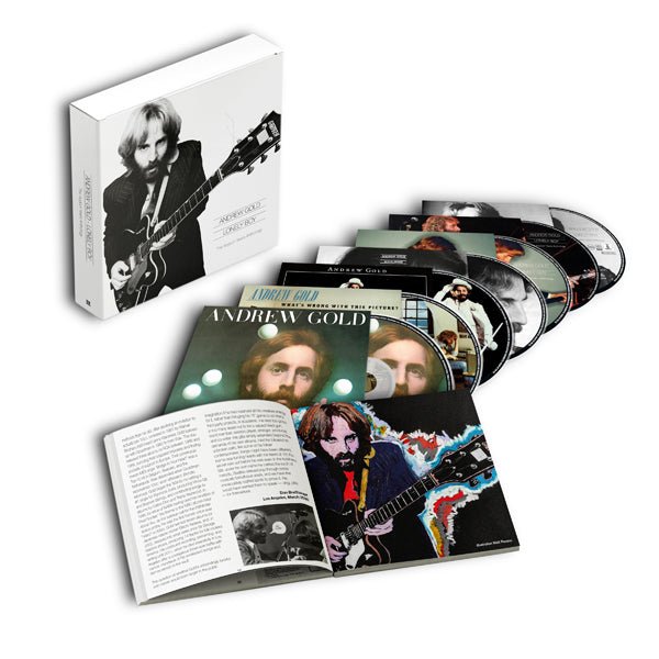 ANDREW GOLD LONELY BOY - THE ASYLUM YEARS ANTHOLOGY (6CD/DVD CLAMSHELL BOX) Compact Disc Box Set - punk to funk heaven