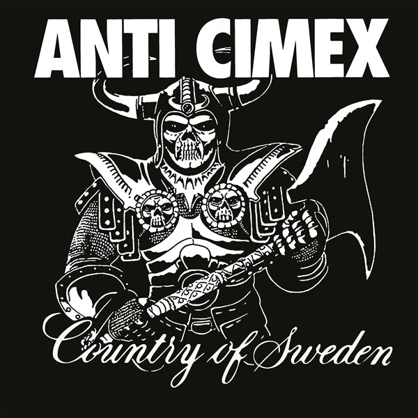 ANTI CIMEX ABSOLUT COUNTRY OF SWEDEN (WHITE WITH RED SPLATTER VINYL) VINYL LP - punk to funk heaven