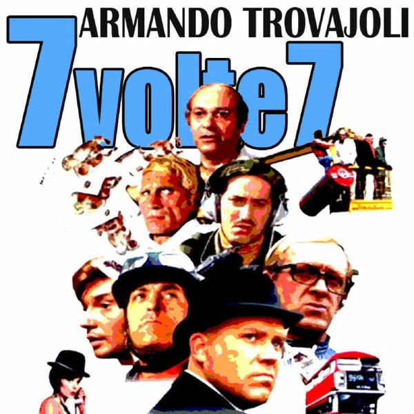 Armando TROVAJOLI 7 Volte 7 (Soundtrack) (LP+CD) SAIFAM Italy - punk to funk heaven