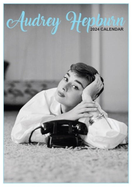 Audrey Hepburn 2024 Unofficial Calendar - punk to funk heaven