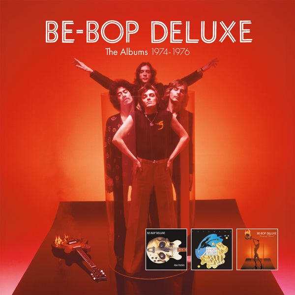 BE - BOP DELUXE THE ALBUMS 1974 - 1976 (3CD CLAMSHELL BOX) Compact Disc - 3 CD Box Set - punk to funk heaven