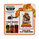 BEASTIE BOYS “SABOTAGE” SPECIAL EDITION 3 PACK super 7 ReAction Figure boxed set - punk to funk heaven