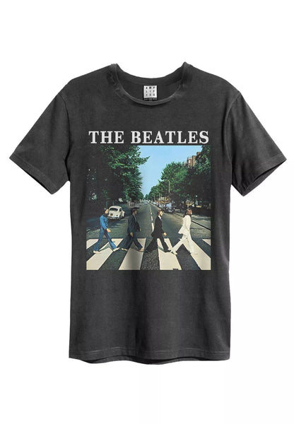 Beatles - Abbey Road Amplified Vintage Charcoal X Large T Shirt - punk to funk heaven