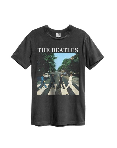Beatles - Abbey Road Amplified Vintage Charcoal XX Large T Shirt - punk to funk heaven