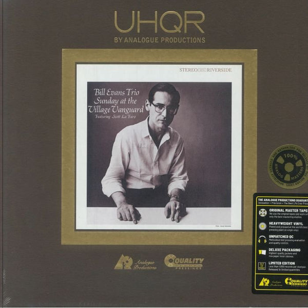 BILL EVANS TRIO feat SCOTT LA FARO Sunday At The Village Vanguard (remastered) (limited heavyweight audiophile vinyl 2xLP box set + booklet) Analogue Productions US - punk to funk heaven