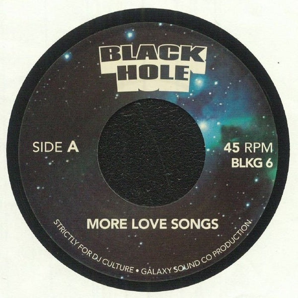 BLACK HOLE More Love Songs Black HOLE US Format: 7" - punk to funk heaven