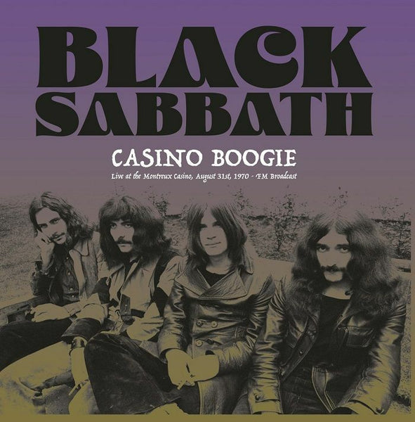 BLACK SABBATH Casino Boogie: Live At The Montreux Casino August 31st 1970 FM Broadcast (white vinyl LP limited to 300 copies) - punk to funk heaven