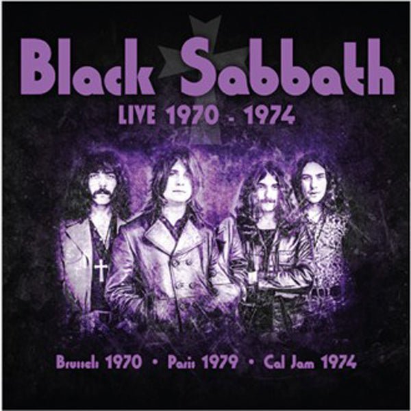 BLACK SABBATH LIVE 1970 - 1974 (4LP + 40PG BOOK) Vinyl - 4 LP Box Set - punk to funk heaven