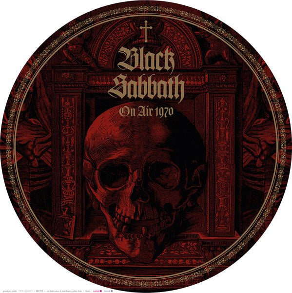 BLACK SABBATH ON AIR 1970 (PICTURE DISC) VINYL 12" PICTURE DISC - punk to funk heaven