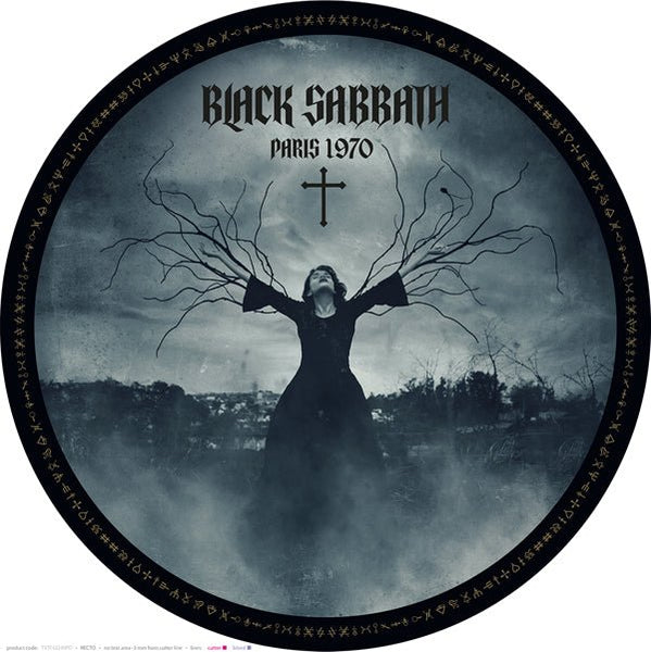 BLACK SABBATH PARIS 1970 (PICTURE DISC) VINYL 12" PICTURE DISC - punk to funk heaven