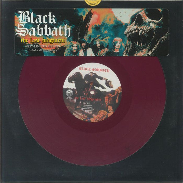 BLACK SABBATH The Last Judgment (reissue) AR Germany Format: limited maroon vinyl LP in die - cut sleeve&nbsp; - punk to funk heaven