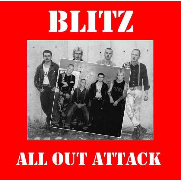 BLITZ ALL OUT ATTACK (PURPLE VINYL) VINYL 12" - punk to funk heaven