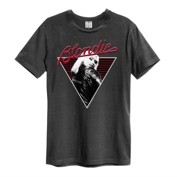 Blondie - Blondie 74' Amplified Vintage Charcoal T Shirt - punk to funk heaven