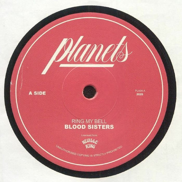 BLOOD SISTERS / ONE BLOOD Ring My Bell Planets US Format: 7" - punk to funk heaven