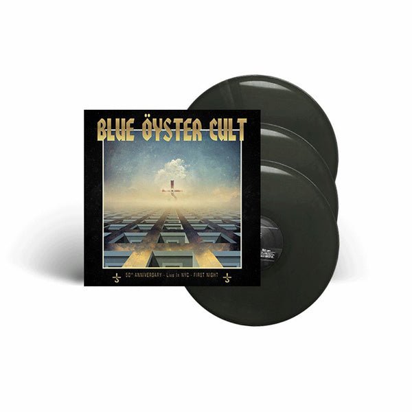 BLUE OYSTER CULT 50TH ANNIVERSARY LIVE - FIRST NIGHT (3LP) VINYL - 3 LP BOX SET - punk to funk heaven