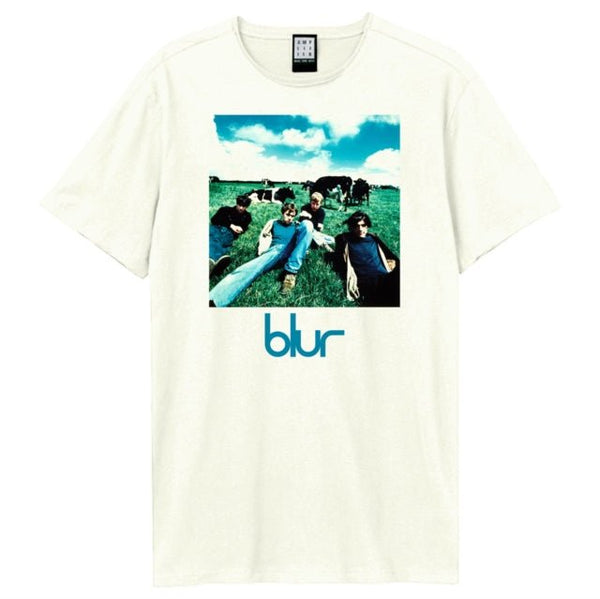 Blur Leisure Amplified Vintage White T Shirt - punk to funk heaven
