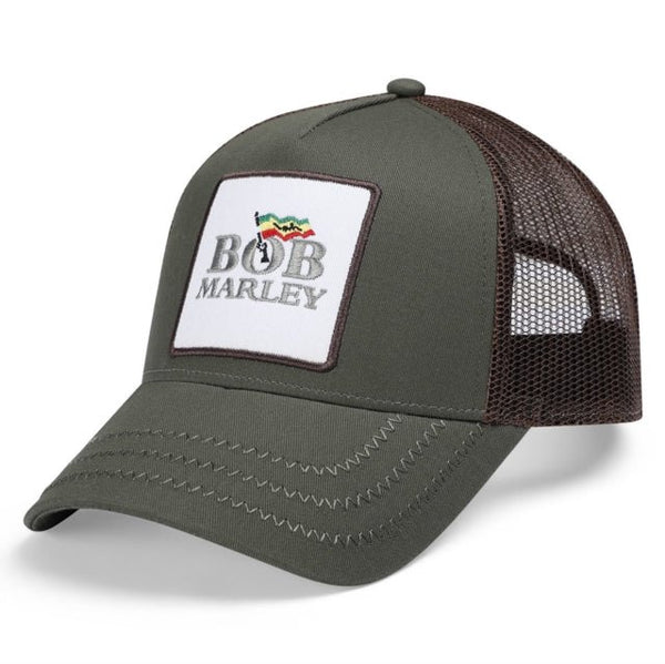 Bob Marley Trucker Cap Green - punk to funk heaven