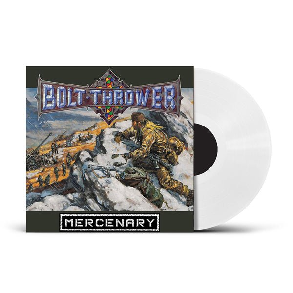 BOLT THROWER MERCENARY (PHD EXCLUSIVE WHITE VINYL) Vinyl LP - punk to funk heaven