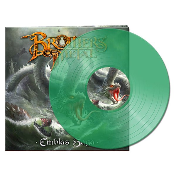 BROTHERS OF METAL EMBLAS SAGA (CLEAR GREEN VINYL) VINYL LP - punk to funk heaven