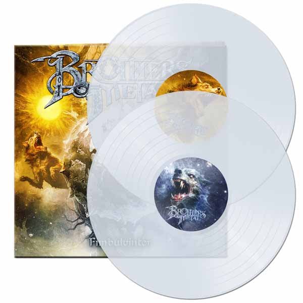 BROTHERS OF METAL FIMBULVINTER (CRYSTAL CLEAR VINYL)(2LP) Vinyl Double Album - punk to funk heaven