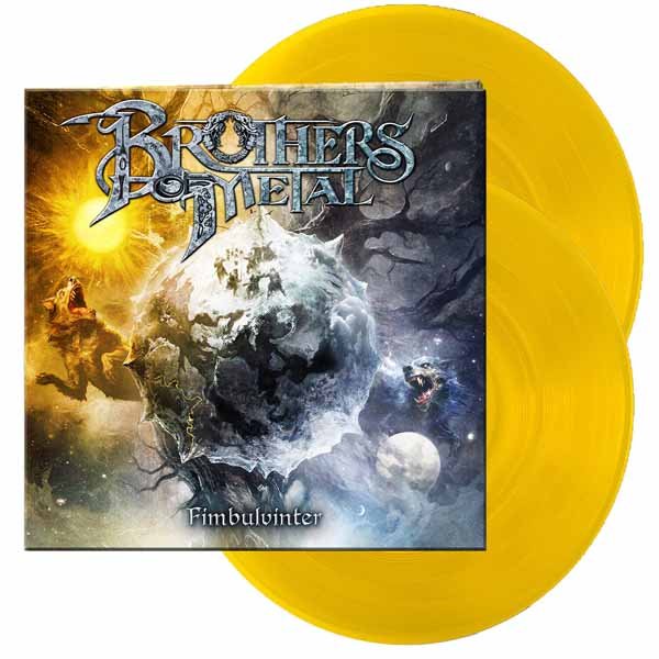 BROTHERS OF METAL FIMBULVINTER (TRANSP SUNYELLOW VINYL)(2LP) Vinyl Double Album - punk to funk heaven