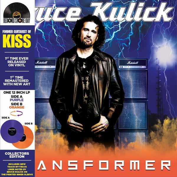 BRUCE KULICK FROM KISS TRANSFORMER (ONE SIDE PURPLE/ONE SIDE ORANGE)(RSD 2026) Vinyl LP - punk to funk heaven