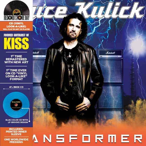 BRUCE KULICK FROM KISS TRANSFORMER (VINYL REPLICA BLUE CD) (RSD 2026) Compact Disc - punk to funk heaven