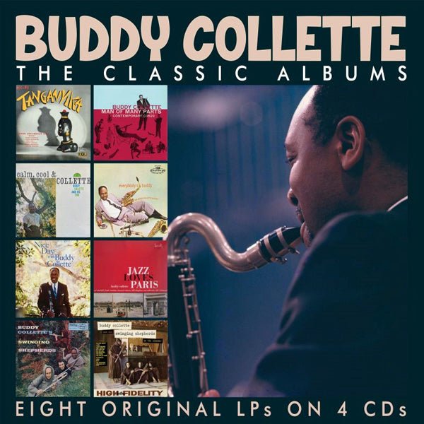 BUDDY COLLETTTHE CLASSIC ALBUMS (4CD) COMPACT DISC - 4 CD BOX SET - punk to funk heaven