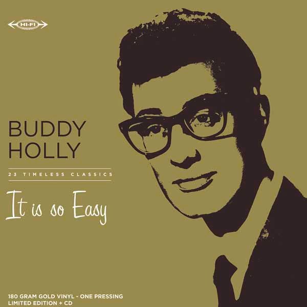 BUDDY HOLLY IT IS SO EASY (SOLID GOLD VINYL) (RSD 2026) Vinyl LP - punk to funk heaven