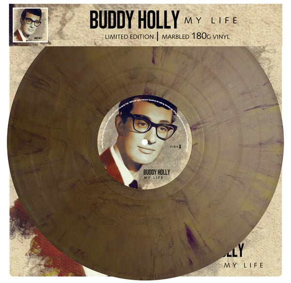 BUDDY HOLLY MY LIFE (LTD MARBLED VINYL) VINYL LP - punk to funk heaven