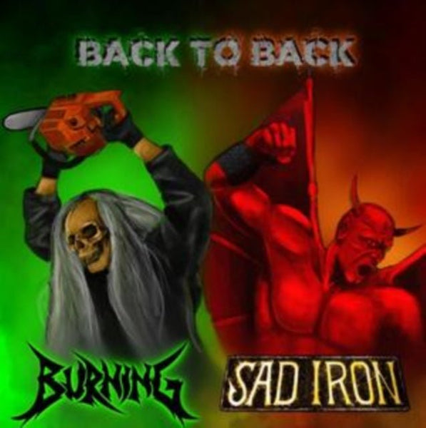 Burning Sad Iron Back to back (CD) - punk to funk heaven