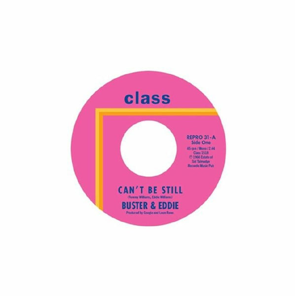 BUSTER & EDDIE Can't Be Still (7") Class - punk to funk heaven