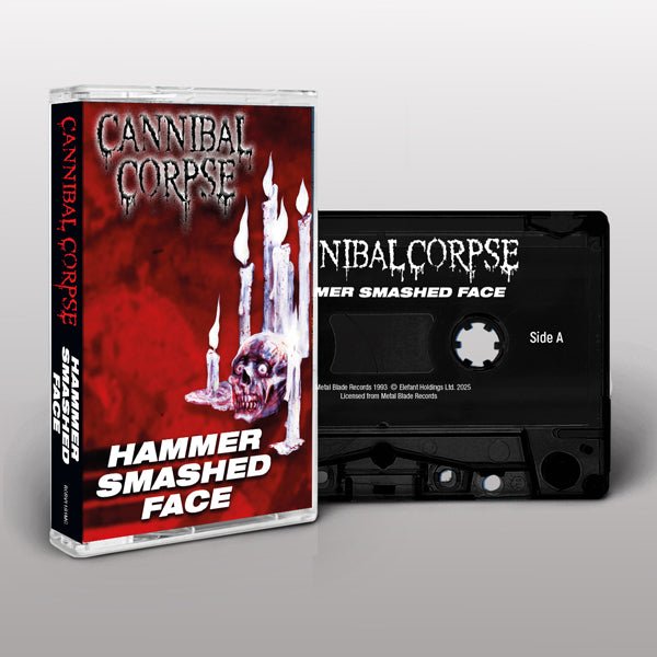CANNIBAL CORPSE HAMMER SMASHED FACE Music Cassette - punk to funk heaven