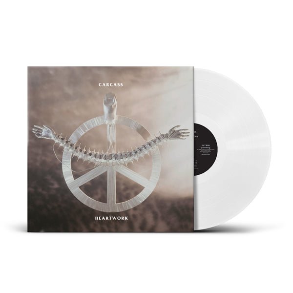 CARCASS HEARTWORK (PHD EXCLUSIVE WHITE VINYL) Vinyl LP - punk to funk heaven