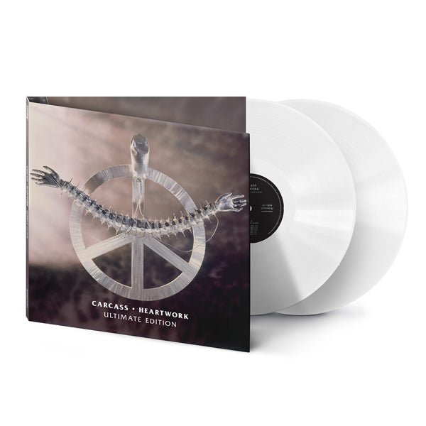 CARCASS HEARTWORK - ULTIMATE EDITION (PHD EXCLUSIVE WHITE VINYL 2LP) Vinyl Double Album - punk to funk heaven