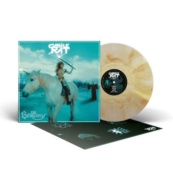 CASTLE RAT THE BESTIARY (CITRINE WHITE/ORANGE MARBLE VINYL) Vinyl LP - punk to funk heaven