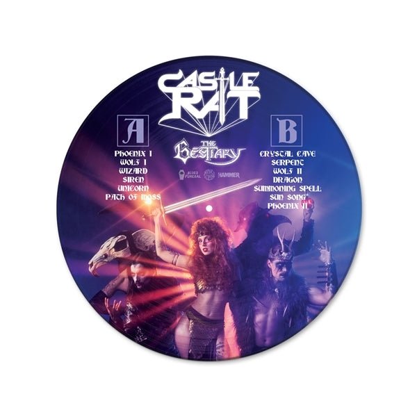 CASTLE RAT THE BESTIARY (EXCLUSIVE LIMITED PICTURE DISC) Vinyl 12" Picture Disc - punk to funk heaven