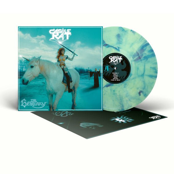 CASTLE RAT THE BESTIARY (SEA GREEN + BLUE MARBLE SWIRL VINYL) Vinyl LP - punk to funk heaven