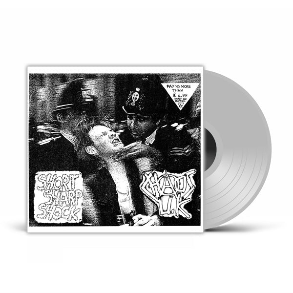 CHAOS UK SHORT SHARP SHOCKED (PHD EXCLUSIVE CLEAR VINYL) Vinyl LP - punk to funk heaven