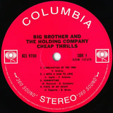 Cheap Thrills BIG BROTHER & THE HOLDING COMPANY / JANIS JOPLIN LP 180 GR HQ VINYL - punk to funk heaven