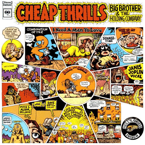 Cheap Thrills BIG BROTHER & THE HOLDING COMPANY / JANIS JOPLIN LP 180 GR HQ VINYL - punk to funk heaven