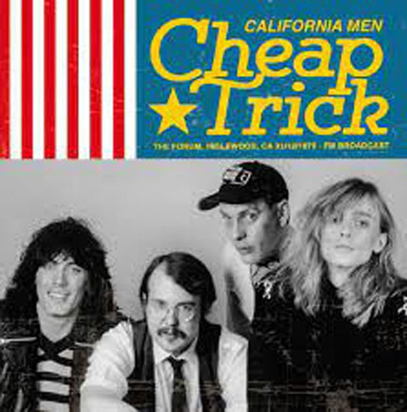 CHEAP TRICK CALIFORNIA MEN 1979 - 12 - 31 - THE FORUM, INGLEWOOD, CA VINYL LP - punk to funk heaven