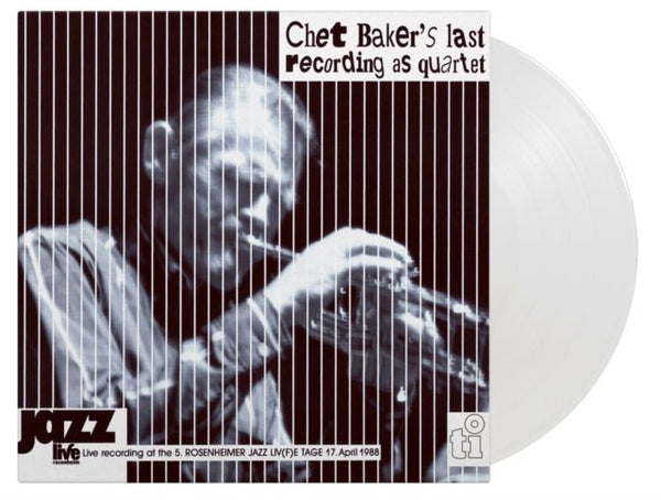 CHET BAKER LIVE IN ROSENHEIM (2LP WHITE VINYL) VINYL DOUBLE ALBUM - punk to funk heaven